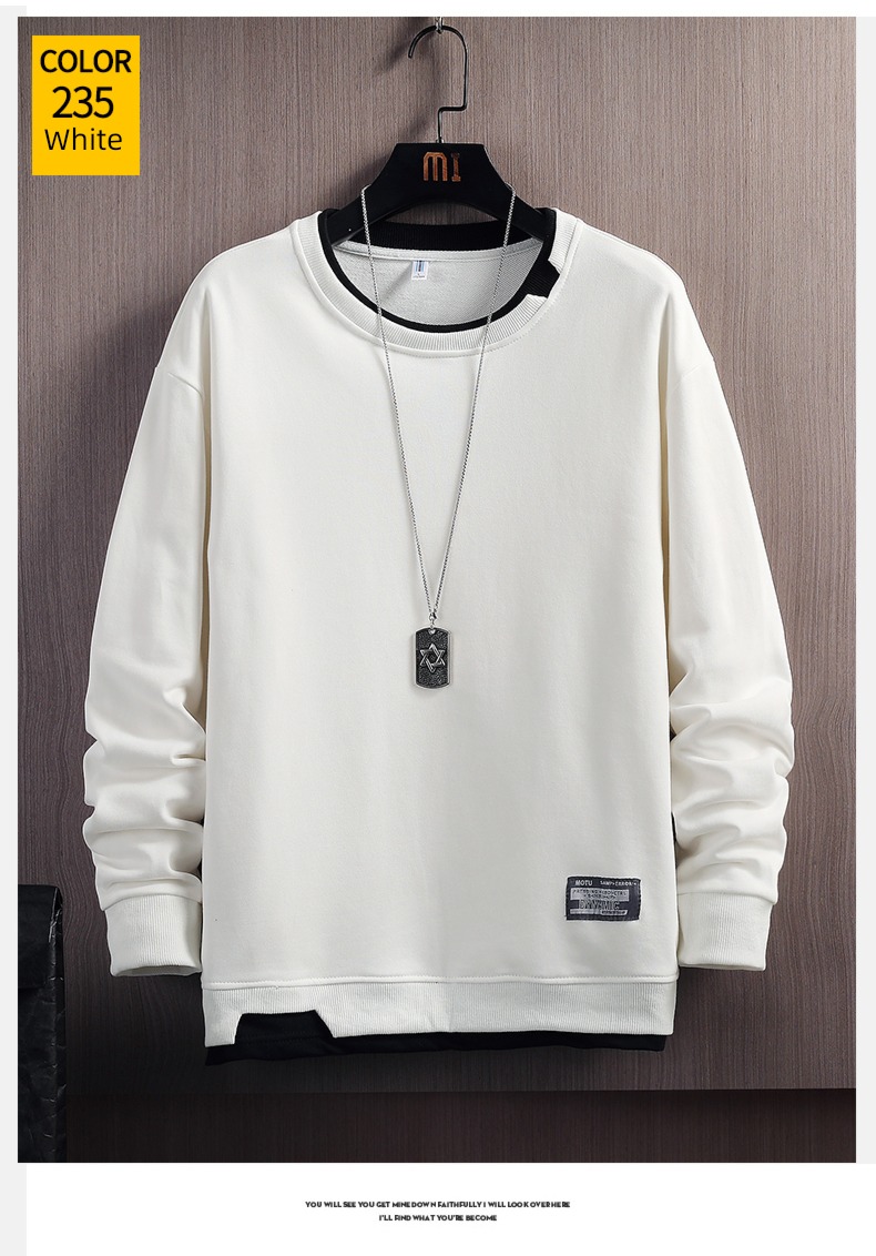 Spring and Autumn easy T-shirt Undershirt schoolboy Sweater