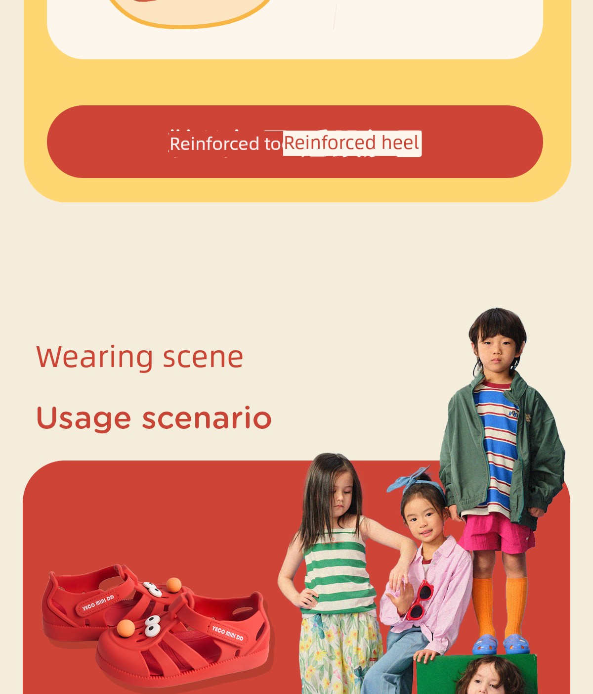 Yecominidd Kidsren's Sandals Summer New Kidsren's Shoes Girls' Toe-Toe Roman Shoes Boys' Wading Jelly Shoes — 17