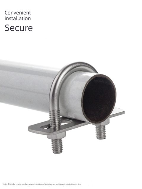 Yuansheng 304 stainless steel U-bolt U-card rounded corner U-shaped snap screws with blanking nut set combination