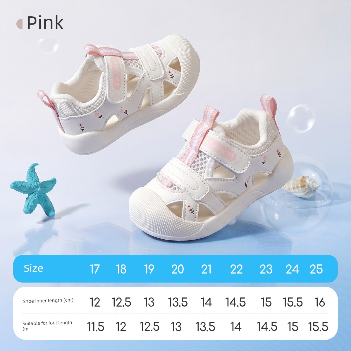 Jq Jingqi Baby Sandals Summer New Style Non-Slip Soft-Soled Baby Shoes for Boys and Girls with Hollow Mesh Breathable Functional Shoes — 2