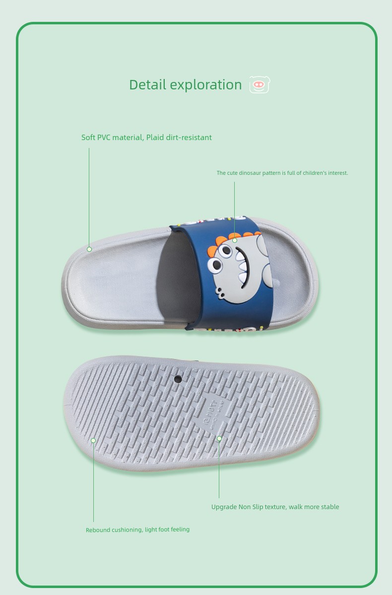 Summer Bath Girls Parent-Child Home Kids Slippers — 3