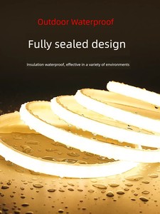 Led Light Strip Super Bright 220V Outdoor Waterproof Living Room Atmosphere Self-Adhesive Linear Light Ceiling Project C