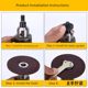 Hand drill transformation angle grinder Electric drill conversion connecting rod change cutting polishing accessories universal saw blade set