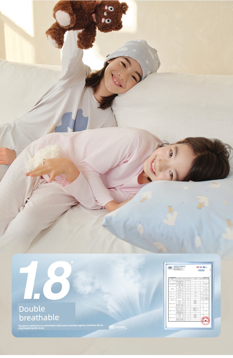[Recommended by Zhu Dan] Likeuu Kidsren's Pajamas, Boys' and Girls' Home Clothes, 2026 New Family Modal Nightgown — 16
