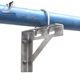 304 stainless steel natural gas pipeline fixing bracket U-shaped card L-shaped angle iron angle steel support bracket fire pipe gas