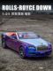 Simulation 1 24 Rolls-Royce Dark Car Model Convertible Car Model Alloy Toy Car Little Boy Luxury Car Ornaments