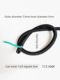 PP flame retardant corrugated pipe threading hose electrician wire sheath pipe wire harness plastic temperature resistant open threaded pipe