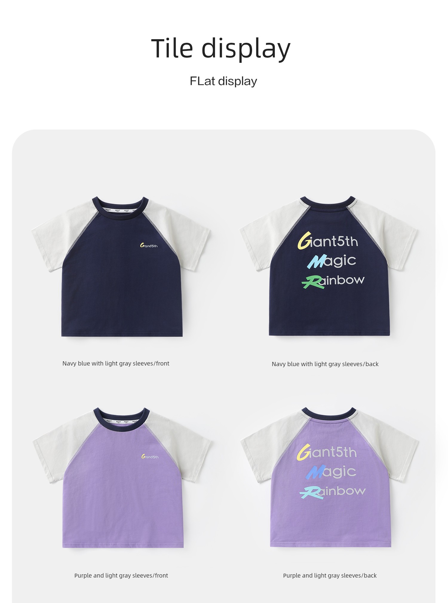 [Clearance Short Sleeve T-Shirt Collection 101-2020] Right-Ou Boys' Pure Cotton Short Sleeve T-Shirt Summer Thin Style Trendy Top — 16