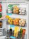 Refrigerator side door storage box assembly and organization tool inside freshness side storage door upper box kitchen