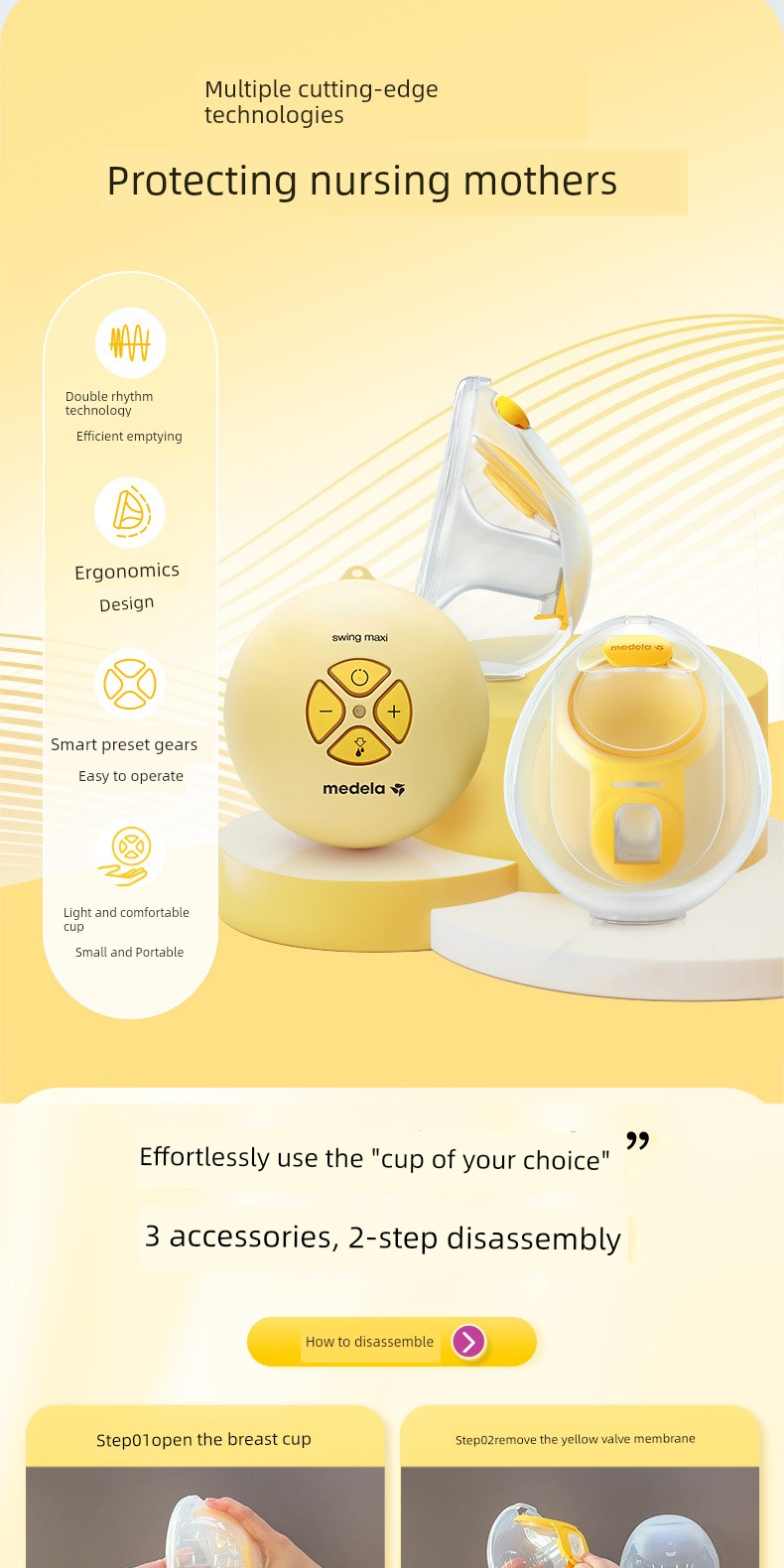 Medela Accessories: Silk Comfort, Wing Comfort, Hands-Free Breast Pump, Flex Cup Connector, Shield, Tube, Baby Bottle — 22