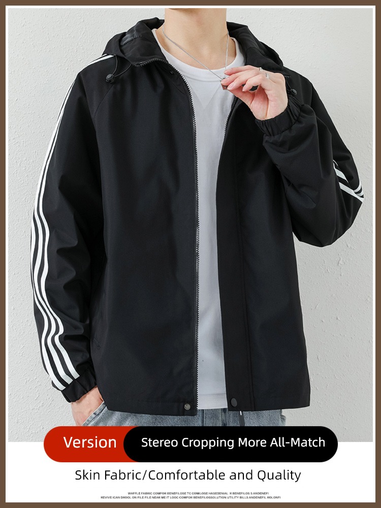 Chaopai Hooded white winter Put on your clothes Jacket loose coat