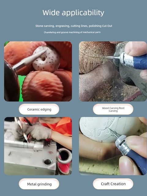 2.35mm handle alloy grinding head diamond grinding rod diamond jade grinding polished diamond alloy grinding set
