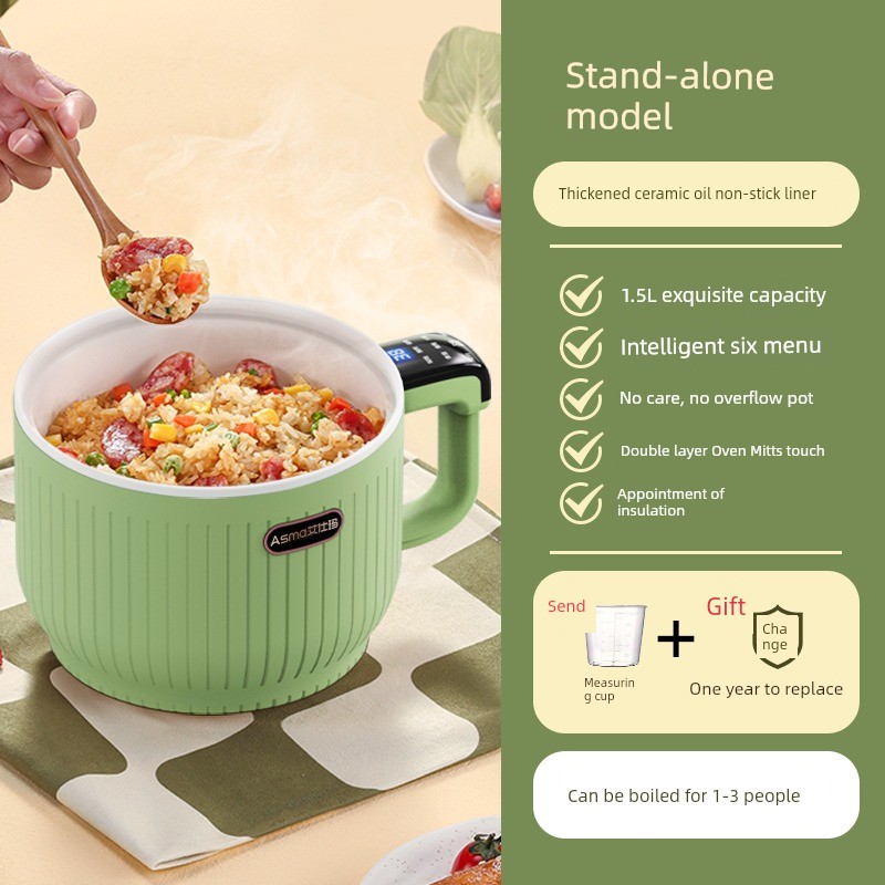 German Asma Mini Rice Cooker 1 Person Small Rice Cookers For Home 2-3 People Multi-Functional Dormitory Braised Rice Stew-Pan German Asma Mini Rice Cooker 1 Person Small Rice Cookers For Home 2-3 People Multi-Functional Dormitory Braised Rice Stew-Pan