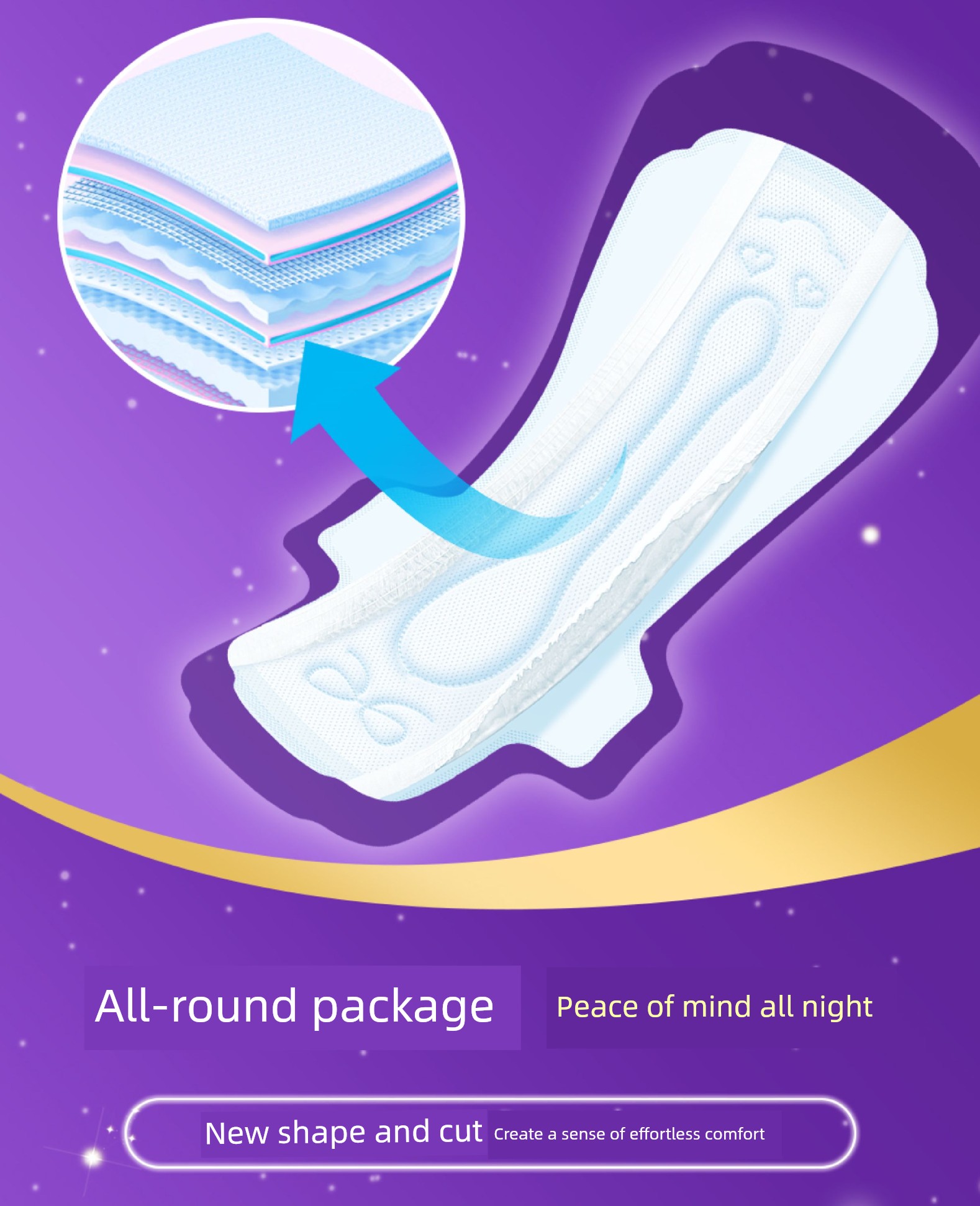 Japan's King of Sanitary Products Elis Ai Luqian Ultra-Thin Light Feather Day and Night Use Comfortable Panty Liners Breathable Skin-Friendly Sanitary Pads — 30