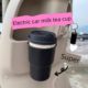 Electric car water cup holder outdoor motorcycle bicycle kettle water cup milk tea cup storage rack mobile phone storage