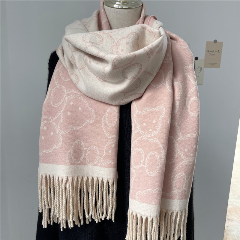 lovely pattern Pashmina  female winter thickening scarf
