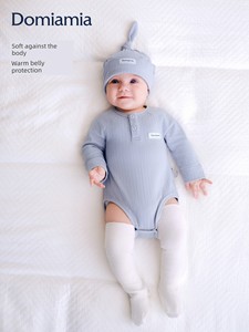 Domiamia Bamboo Soft Baby Romper Newborn Clothes Baby Home Wear Spring Autumn Winter Jumpsuit All Seasons