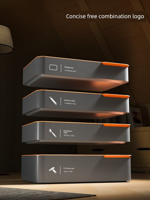 得力工具组套家庭用五金套装电钻螺丝刀维修车载大全多功能工具箱