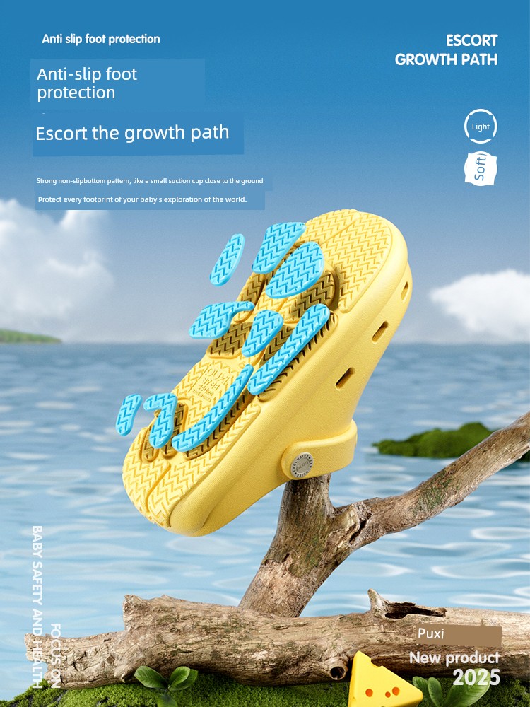 Puxi 2026 Nezha Clogs Summer Non-Slip Children's Beach Sandals Women's Thick-Soled Outdoor Shoes for Boys and Girls — 3