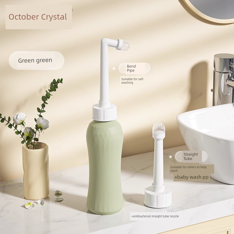 October Crystal Maternity and Postpartum Women's Private Part Washer, Portable Cleaning Bottle for Buttocks, Anus, and Perineum — 5