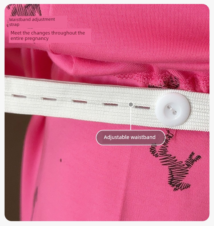 Maternity Pure Cotton Sweat-Absorbent Postpartum Clothing with Hat, Suitable for Spring and Autumn, Nursing Wear, Autumn and Winter Maternity Pajama Set, — 10