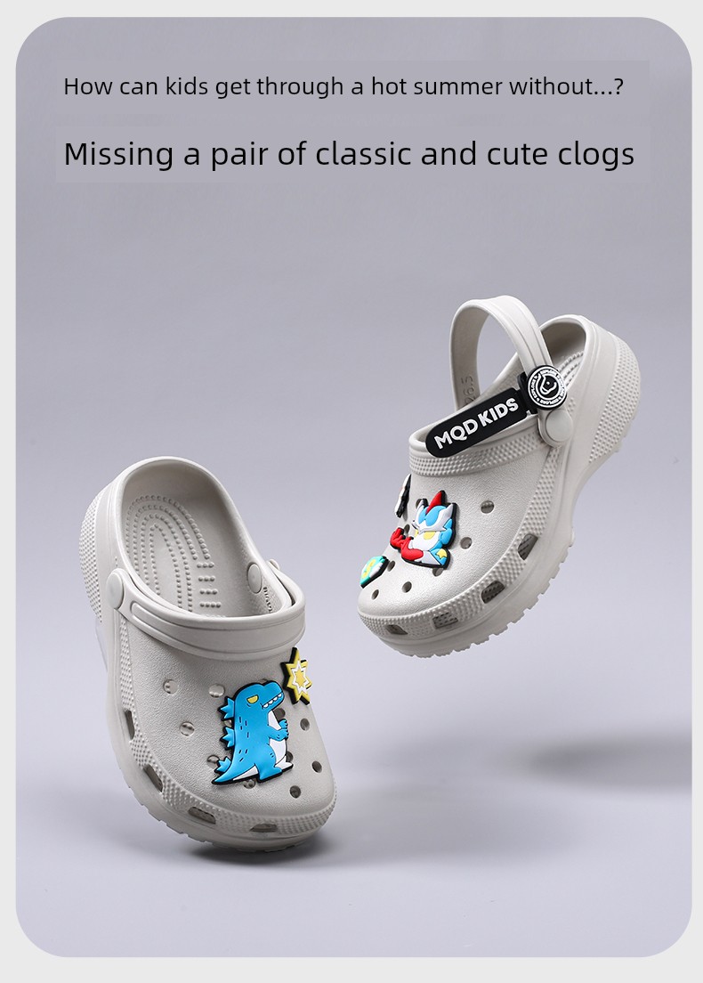 [Q]Mqd Kidsren's Clogs, Boys' Sandals, Summer New Models, Boys' Non-Slip Bathroom Soft-Soled Girls' Slippers — 11