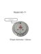 Factory direct sales wall-mounted high-precision pointer hair temperature hygrometer WS-T1 storage dry and wet bulb temperature meter