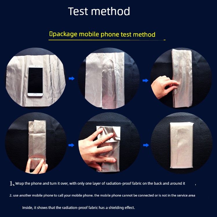 Anti-Radiation Shielding Cloth, Electromagnetic Shielding Material, Mobile Phone Signal Shielding Cloth, Conductive Fiber, Metal Rfid Anti-Interference — 15