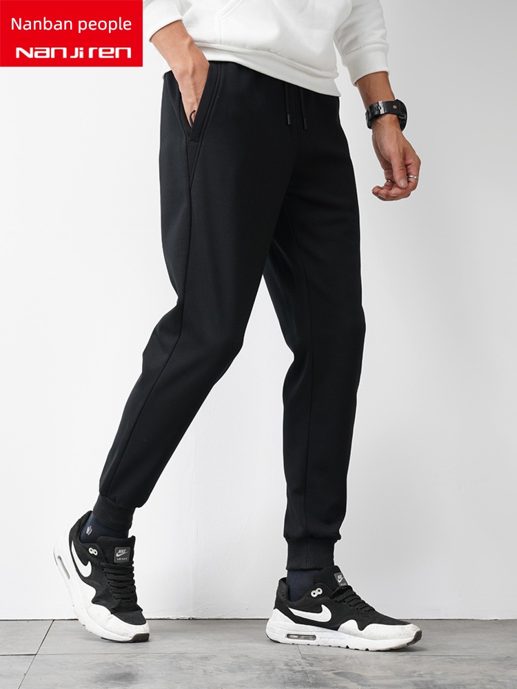 NGGGN easy Korean version knitting Autumn clothes Sports pants