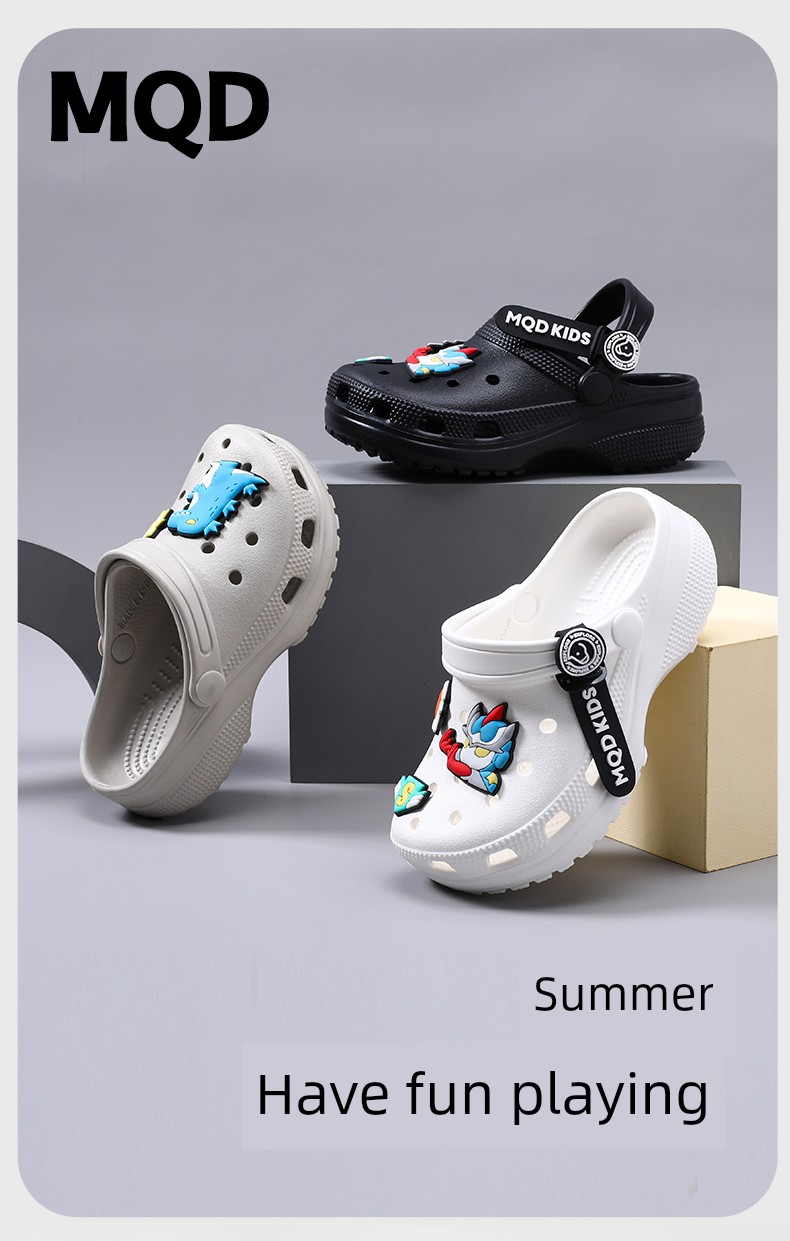 [Q]Mqd Kidsren's Clogs, Boys' Sandals, Summer New Models, Boys' Non-Slip Bathroom Soft-Soled Girls' Slippers — 1