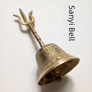 Taoist Dharma-Vessel Taoist Supplies Buddha Bell Taoist Bell Brass Bell Ceremony Bell Three-Fork Bell Three-Clear Bell T