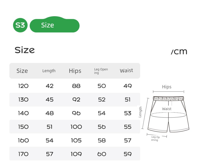 Kk Tree Kidsren's Quick-Drying Shorts for Playing in the Water, Sun Protection Five-Point Pants for Boys and Girls, Lightweight Sports Outer Pants, New — 21