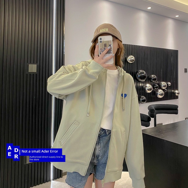 ADER   ERROR quality goods love Embroidery easy Cardigan