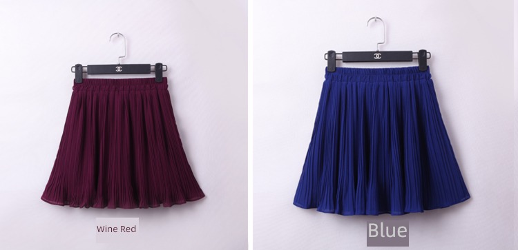 Chiffon Fat mm Big size Pleat Light proof UltraShort  Culotte