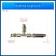 Shigaoma SICOMA mixer shaft head tee butter nozzle three-band oil nozzle stainless steel tee joint