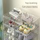 Thickened shoe box storage box magnetic hard plastic flip type anti-oxidation and dustproof transparent shoe box shoe rack sneakers shoe cabinet