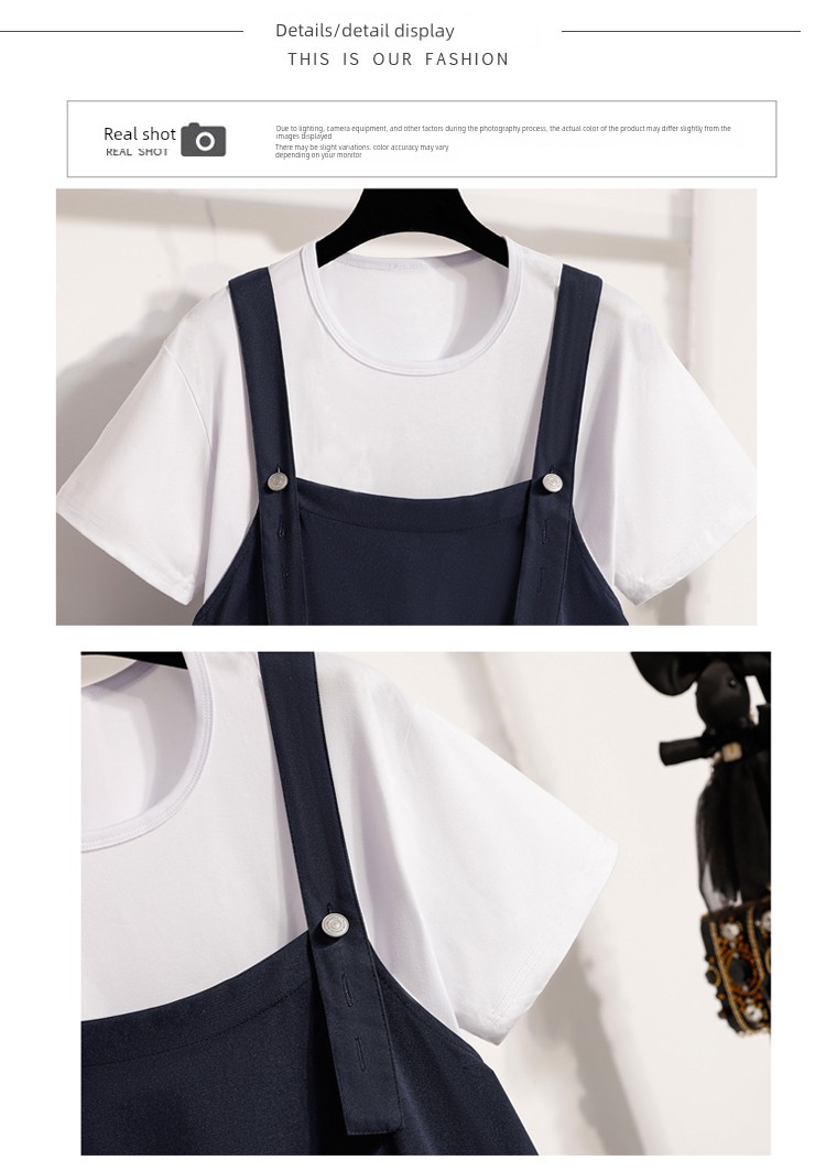 Maternity Summer Dress 2026 New Stylish Fashionable Suspender Dress Summer Cake Dress Two-Piece Set Age-Reducing — 20