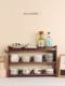Solid wood cup holder cup storage rack desktop tea cup set coffee cup mug water cup sideboard display rack