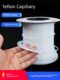 Tetrafluorocapillary PTFE tube corrosion resistant plastic tube Teflon tube White thin hose