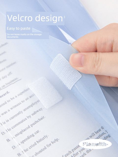 Planwith loose leaf folder test paper storage bag a4 file folder transparent student special paper sorting tool