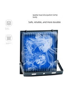 Yaming Led Floodlight Outdoor Waterproof Construction Site Advertising Lighting Spotlight Strong Light Outdoor Floodligh