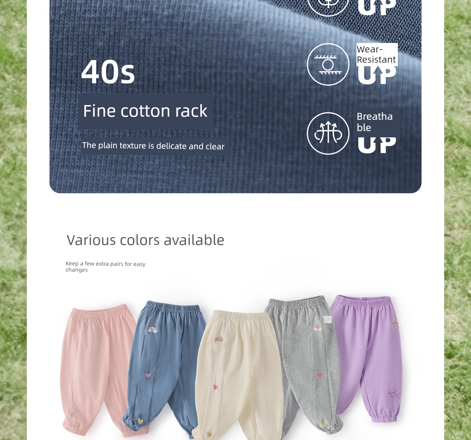 Jellybaby Anti-Mosquito Pants for Girls Summer Thin 2026 New Style Small Kidsren Casual Pants Autum Baby Pants — 14