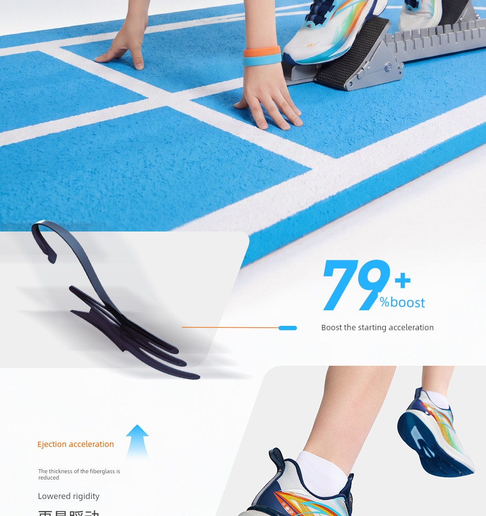 Anta Children's Wave 4 Running Shoes 2026 Summer New Breathable Professional Physical Test Running Shoes for Boys and Girls Youth Shoes — 6