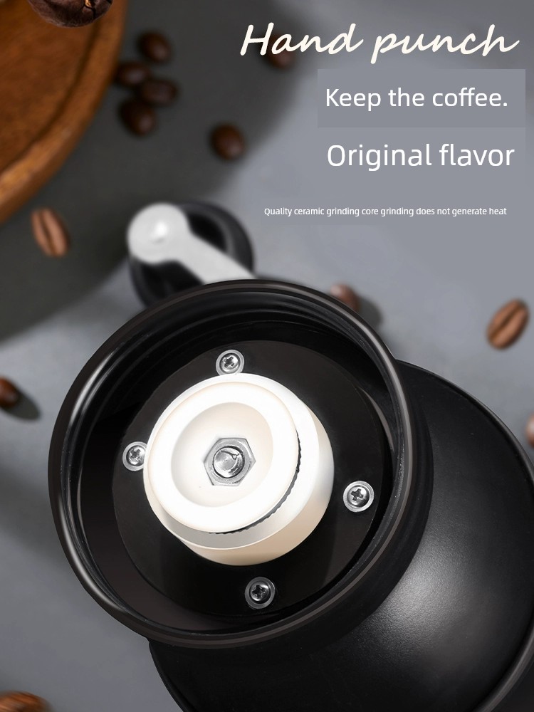 復古手搖磨豆機 家用咖啡研磨機 磨豆器 單罐磨豆機 手動咖啡機 摩卡壺 (5.1折)