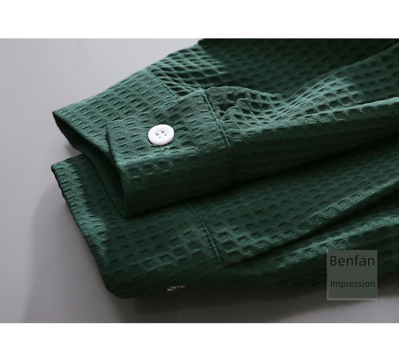 green Versatile occupation commute unique jacket shirt