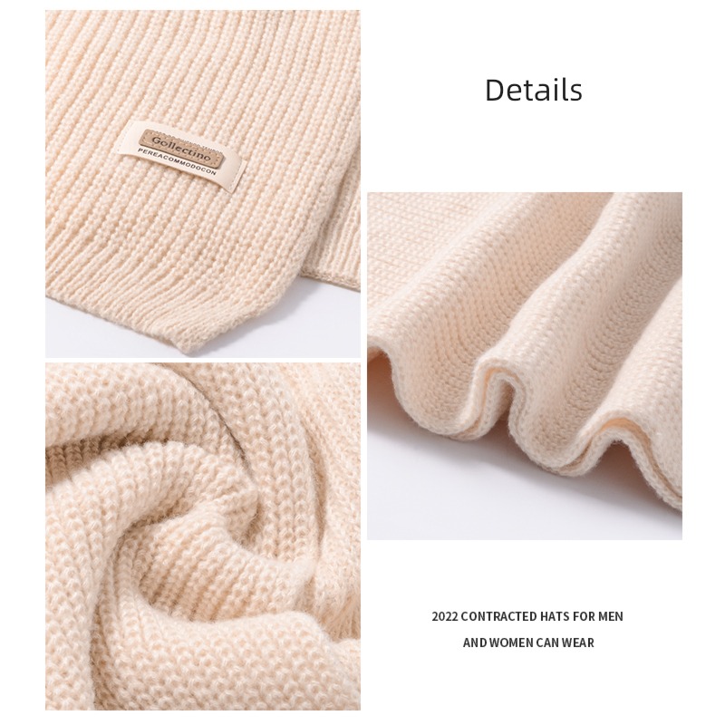 green female winter Versatile thickening Plush knitting scarf