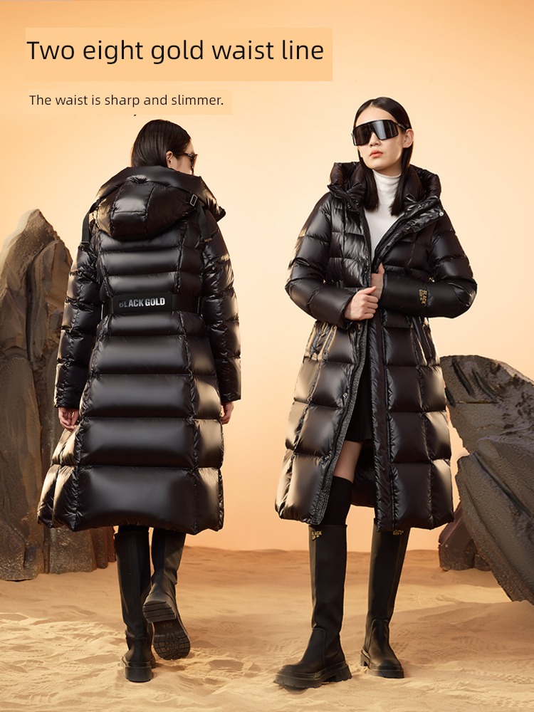 queen Jiuge winter have more cash than can be accounted for Close your waist black Down Jackets