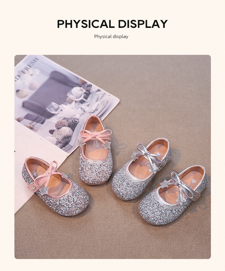 British Nu High-End Little Girl Princess Shoes, Girls' Dress Shoes, Beautiful Crystal Shoes, 2026 New Spring and Summer Single Shoes — 14