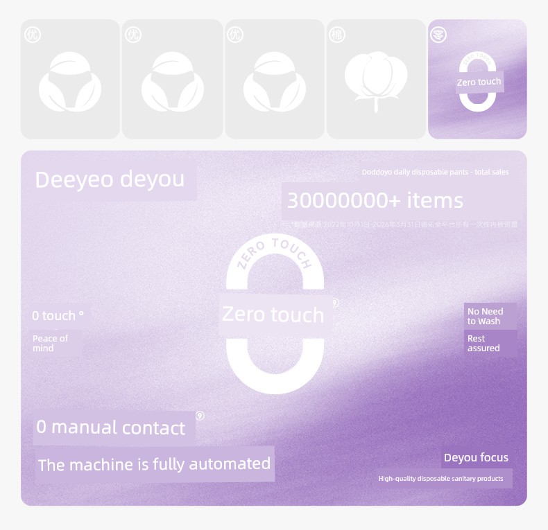 Deyou Disposable Underwear Women's Business Trip Sterilization Disposable Daily Disposable Pants Female Aunt Period — 2