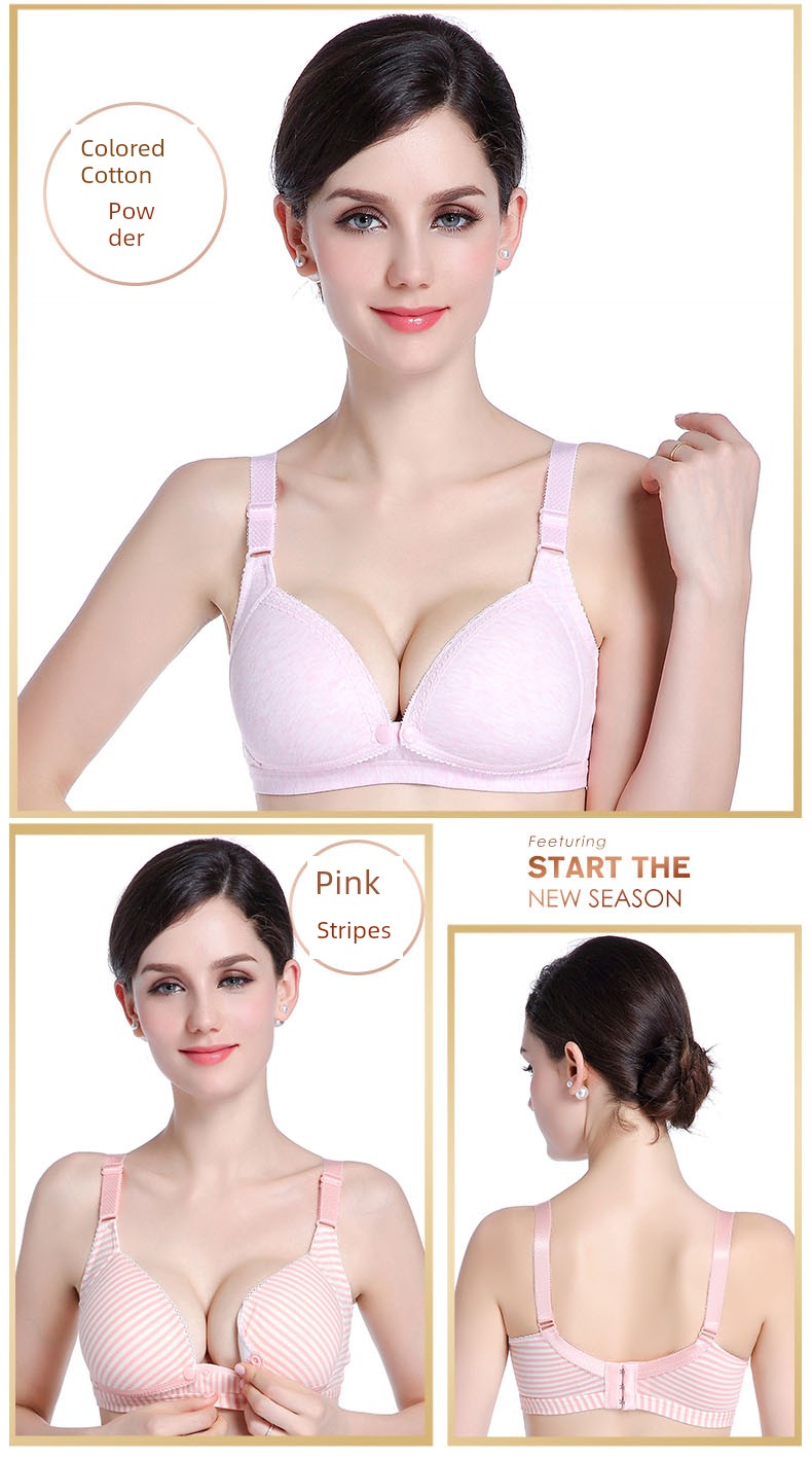 Breastfeeding Intimates Pregnant Women Push up Bras Push-up Postpartum Feeding Pure Cotton Exclusive for Pregnancy Bra Autumn and Winter Thin — 26